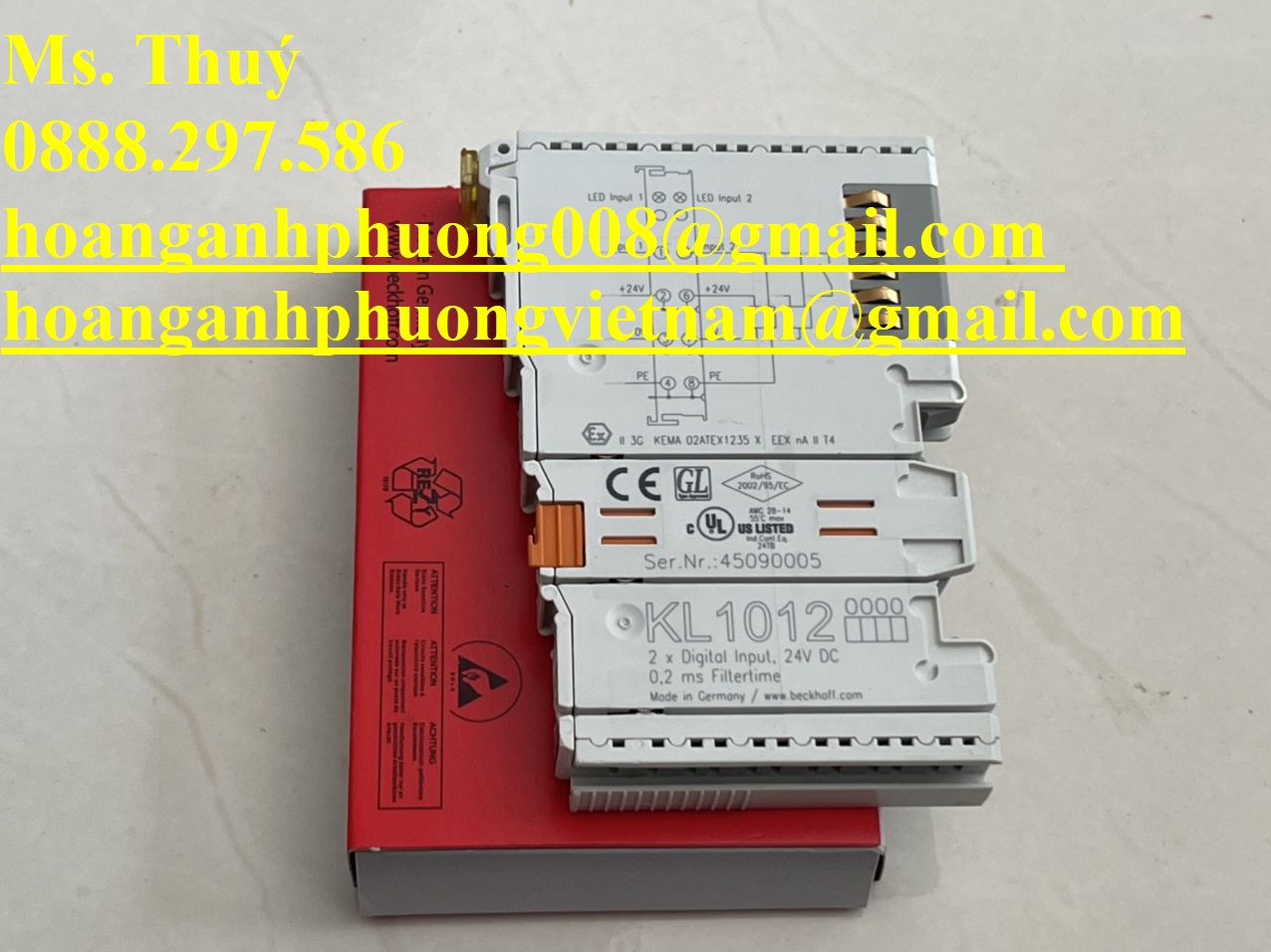 Hàng nhập giá tốt - Mô đun Beckhoff KL1012 - Germany